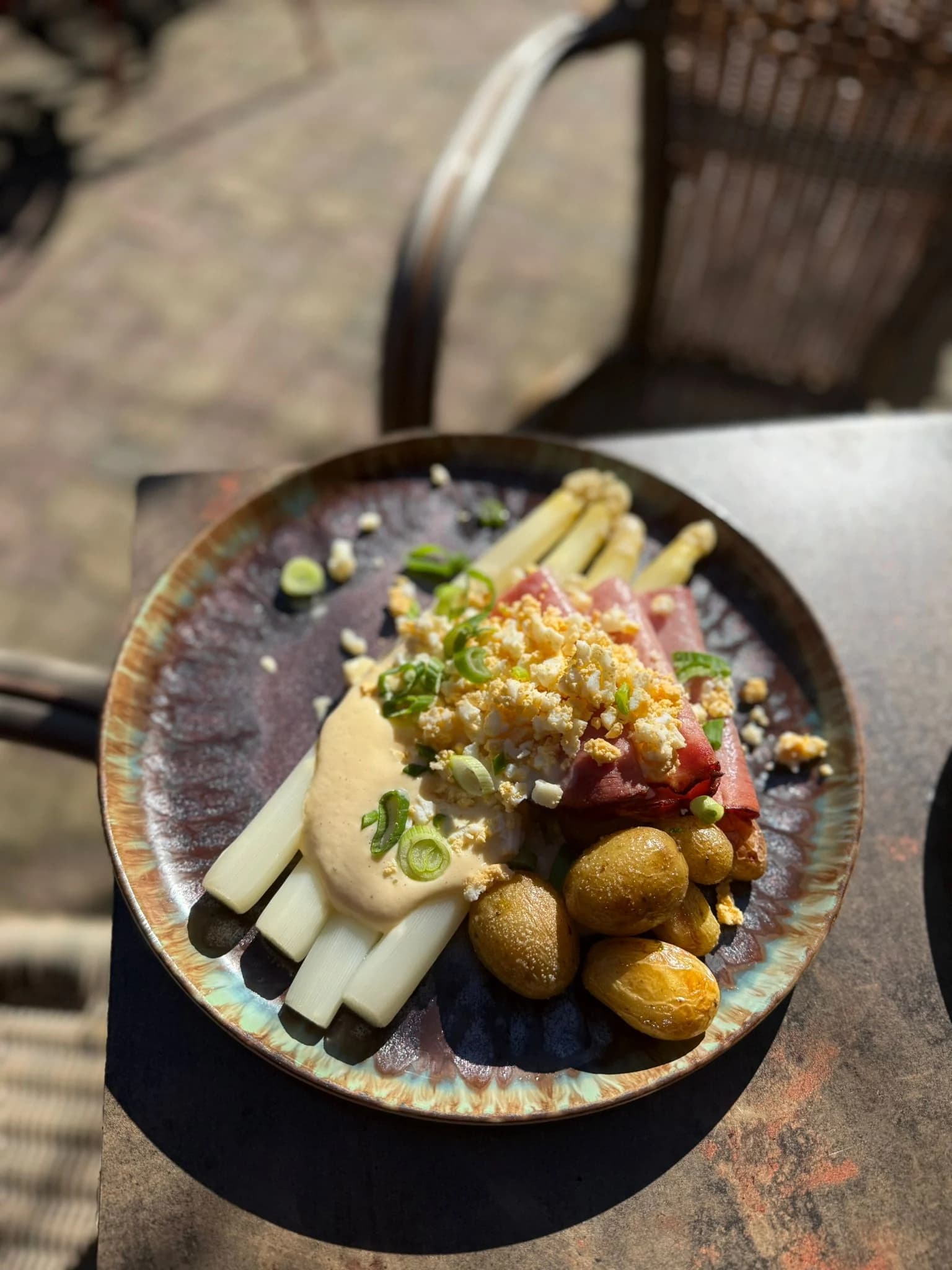 Groene asperges