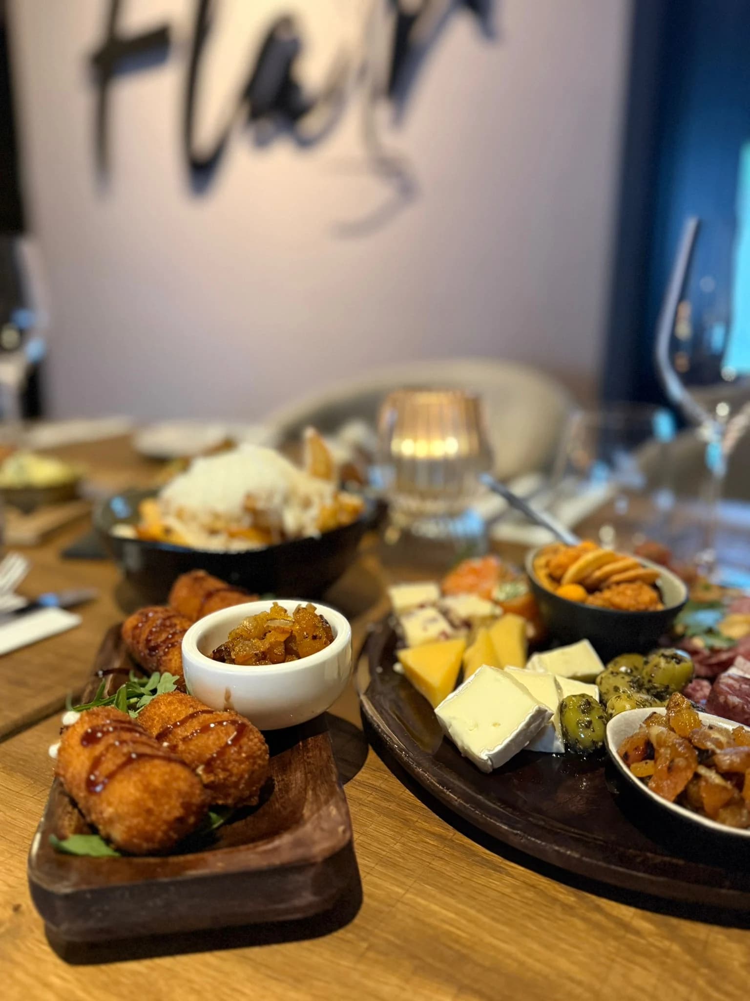 Shared dining met diverse hapjes