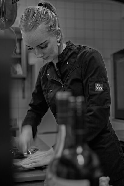Manon Buikema Chef-kok Brasserie Flair Groningen