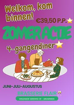 Zomer Actie - Brasserie Flair Groningen